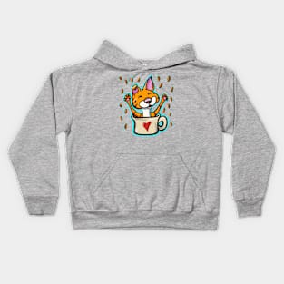 Coffee Cheer Kids Hoodie